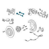 OEM 2022 Chevrolet Malibu Guide Pin Diagram - 13596012