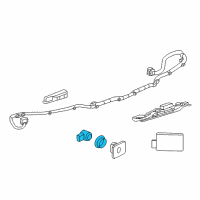 OEM Buick Park Sensor Diagram - 13447565