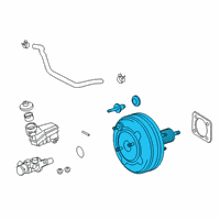 OEM 2019 Lexus ES350 Booster Assy, Brake Diagram - 44610-06790