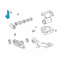 OEM 2000 Chevrolet Tahoe Duct Asm-Front Air Intake Diagram - 15554096