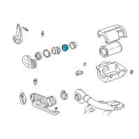 OEM Chevrolet Seal, Air Cleaner Diagram - 25165741