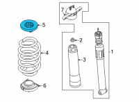 OEM Ford Maverick ANTISQUEAK - REAR SPRING Diagram - NZ6Z-5586-B