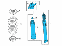 OEM Ford Maverick SHOCK ABSORBER ASY Diagram - NZ6Z-18125-C