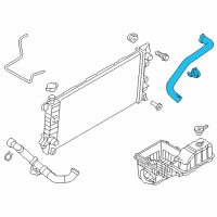 OEM Ford F-150 Upper Hose Diagram - AL3Z-8260-B