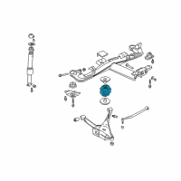 OEM 1999 Oldsmobile Aurora Rear Spring Diagram - 25655478