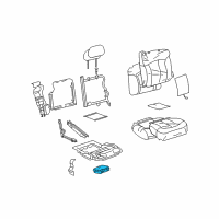 OEM 2004 Buick Rainier Heater Control Diagram - 19115995