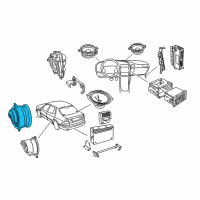 OEM 1998 Dodge Stratus INSULATOR-Spring Seat Diagram - 4616983