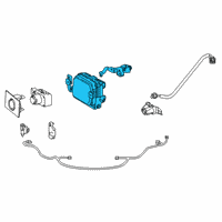 OEM 2018 Lexus RX450hL Sensor Assembly, MILLIME Diagram - 88210-48121