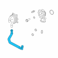 OEM 2008 Lincoln MKX Tube Assembly Diagram - 7T4Z-8N021-A