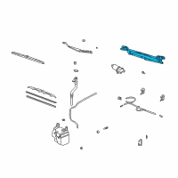 OEM 2002 Toyota Highlander Linkage Assembly Diagram - 85150-48060