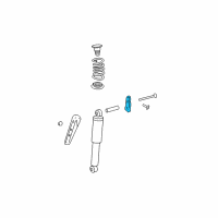 OEM 2007 Saturn Outlook Shock Rear Bracket Diagram - 15232948