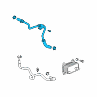 OEM Cadillac Inlet Hose Diagram - 12698551