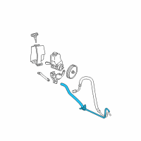 OEM 1996 Chevrolet Cavalier Return Hose Diagram - 22717000