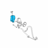 OEM 1996 Oldsmobile Cutlass Ciera Reservoir Kit, P/S Fluid Diagram - 26028992