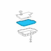 OEM 2009 Toyota Venza Pan Gasket Diagram - 35168-08010