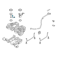 OEM 2018 Lincoln MKX Fuel Gauge Sending Unit Diagram - F2GZ-9A299-B