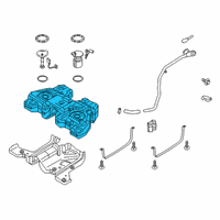 OEM 2015 Ford Edge Fuel Tank Diagram - K2GZ-9002-D