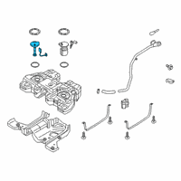 OEM 2017 Lincoln MKX Fuel Pump Diagram - F2GZ-9275-A