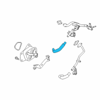 OEM 2015 Lexus NX200t Hose, Water By-Pass Diagram - 16282-36080