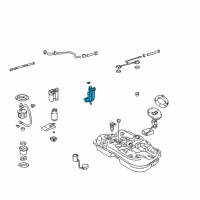 OEM Toyota Pressure Regulator Diagram - 23020-70010