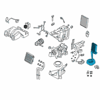 OEM BMW X7 EVAPORATOR Diagram - 64-11-9-869-531