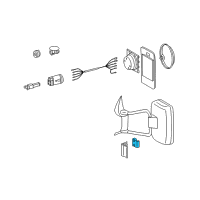 OEM 2005 Dodge Sprinter 2500 Cover-Mirror Flag Diagram - 5103675AA