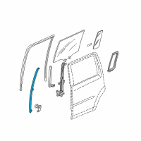 OEM 2013 Honda Pilot Sash, L. RR. Door Center (Lower) Diagram - 72771-SZA-A01