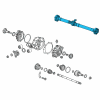 OEM 2017 Cadillac ATS Drive Shaft Diagram - 23339369