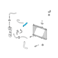 OEM Honda Insight Hose, Water (Upper) Diagram - 19501-RBJ-000