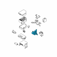 OEM 2006 Hyundai Tucson Instrument Panel Junction Box Assembly Diagram - 91110-2E001