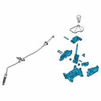 OEM 2021 Hyundai Veloster Lever Assembly-Automatic Transmission Diagram - 46700-J3210