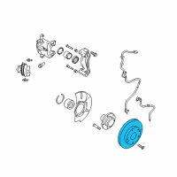 OEM 2011 Kia Optima Disc-Front Wheel Brake Diagram - 517123K110