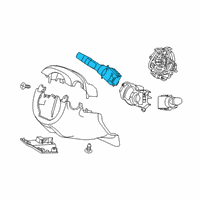 OEM 2020 Honda Clarity Switch Assembly, Lighting & Turn Signal Diagram - 35255-TXM-K41