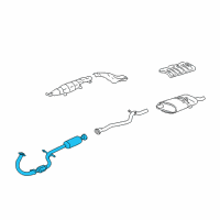 OEM Chevrolet Cavalier 3Way Catalytic Convertor Assembly (W/ Exhaust Manifold P Diagram - 22667030