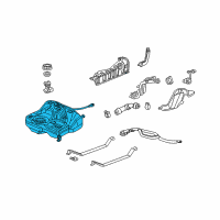 OEM 2006 Acura RSX Tank, Fuel Diagram - 16050-S6M-A03