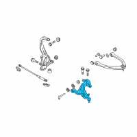 OEM Nissan 370Z Link Complete-Transverse, Rh Diagram - 54500-1EA3B