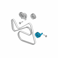 OEM 2010 Ford Escape Serpentine Idler Pulley Diagram - AL8Z-8678-AA