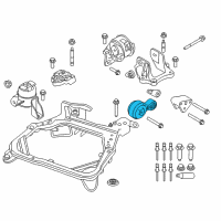 OEM 2010 Mercury Milan Torque Strut Diagram - 9E5Z-6068-B