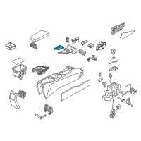 OEM Kia Optima Indicator Cover Assembly Diagram - 846522T110