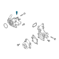 OEM 2015 Nissan Juke Engine Coolant Temperature Sensor Diagram - 22630-JN00A
