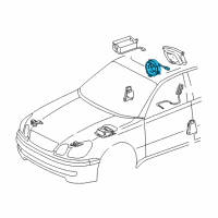 OEM 2000 Lexus GS300 Spiral Cable Sub-Assembly Diagram - 84306-30160