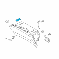 OEM 2017 Lincoln MKX Glove Box Lamp Diagram - FA1Z-14413-A