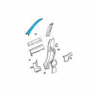 OEM 2002 Chrysler PT Cruiser Molding-Windshield GARNISH Diagram - RJ38MF1AE