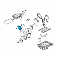 OEM Saturn Cover Asm-Timing Belt Upper Front Diagram - 12581916