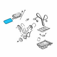 OEM Saturn Valve Cover Gasket Diagram - 12656477