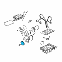 OEM 2004 Saturn Vue Balancer Asm-Crankshaft Diagram - 12606927