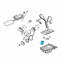 OEM Saturn Oil Filter Diagram - 12582255