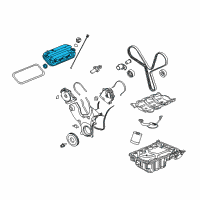 OEM Saturn Cover Asm-Valve Rocker Arm Diagram - 12582062