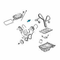 OEM Saturn Vue Tensioner Asm-Timing Belt Diagram - 12581902