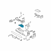 OEM 2008 Cadillac DTS Shifter Diagram - 25927245